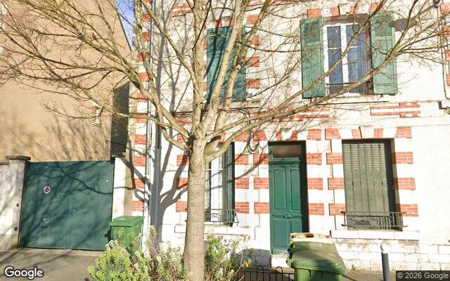 Façade : 107 rue de Coulmiers, Orléans